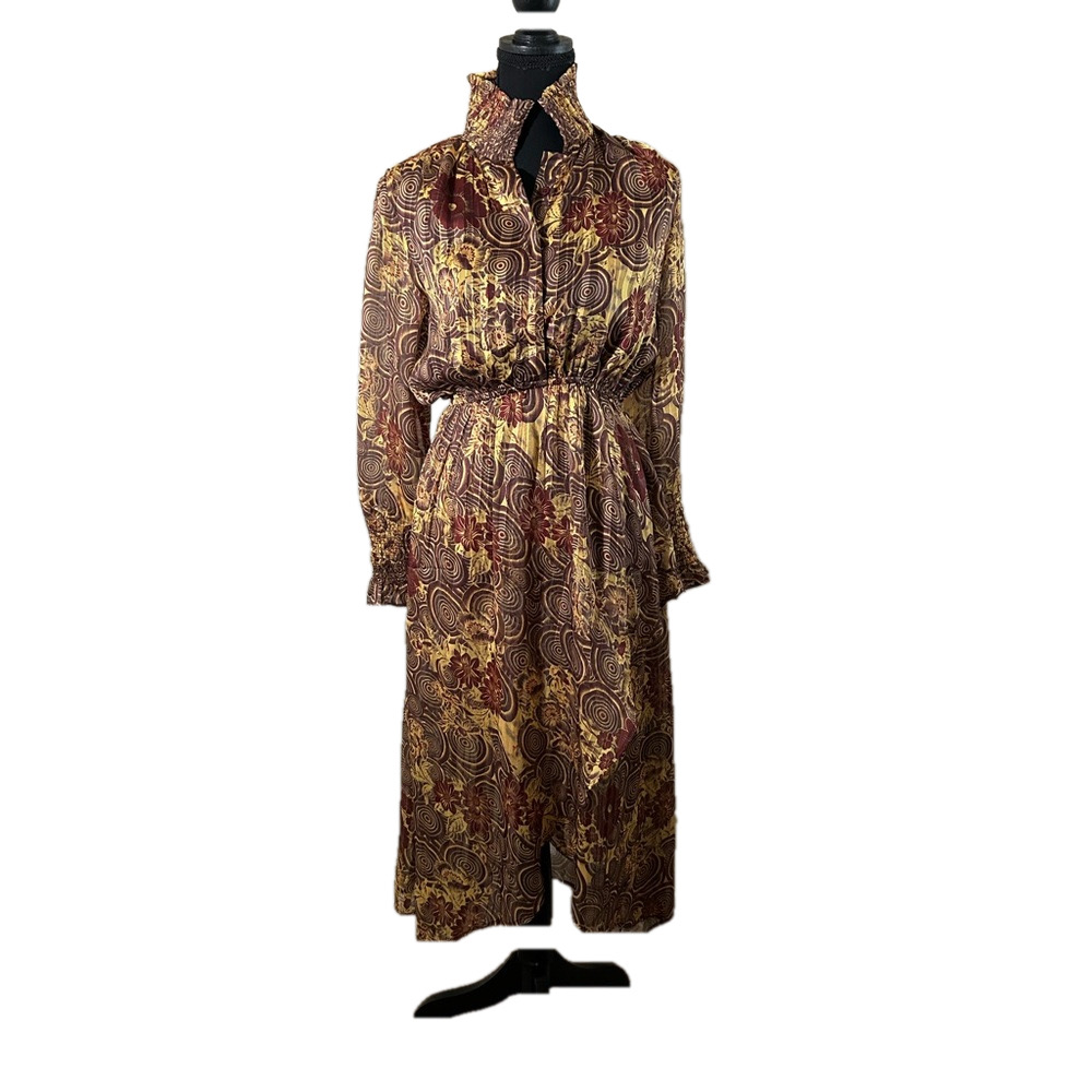 Elan Maxi Long Sleeve Dress